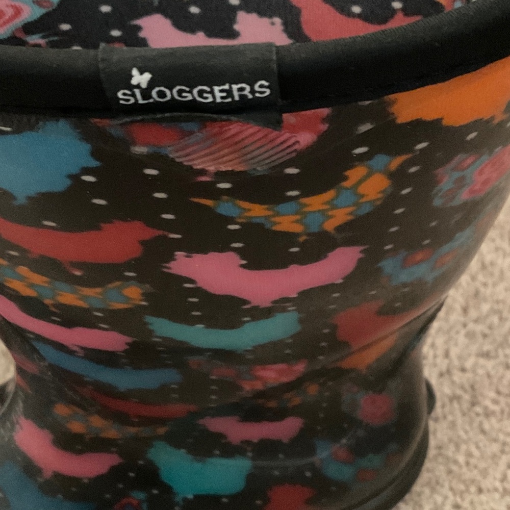 Sloggers Vibrant Chicken Rain Boots - Picture 2 of 4
